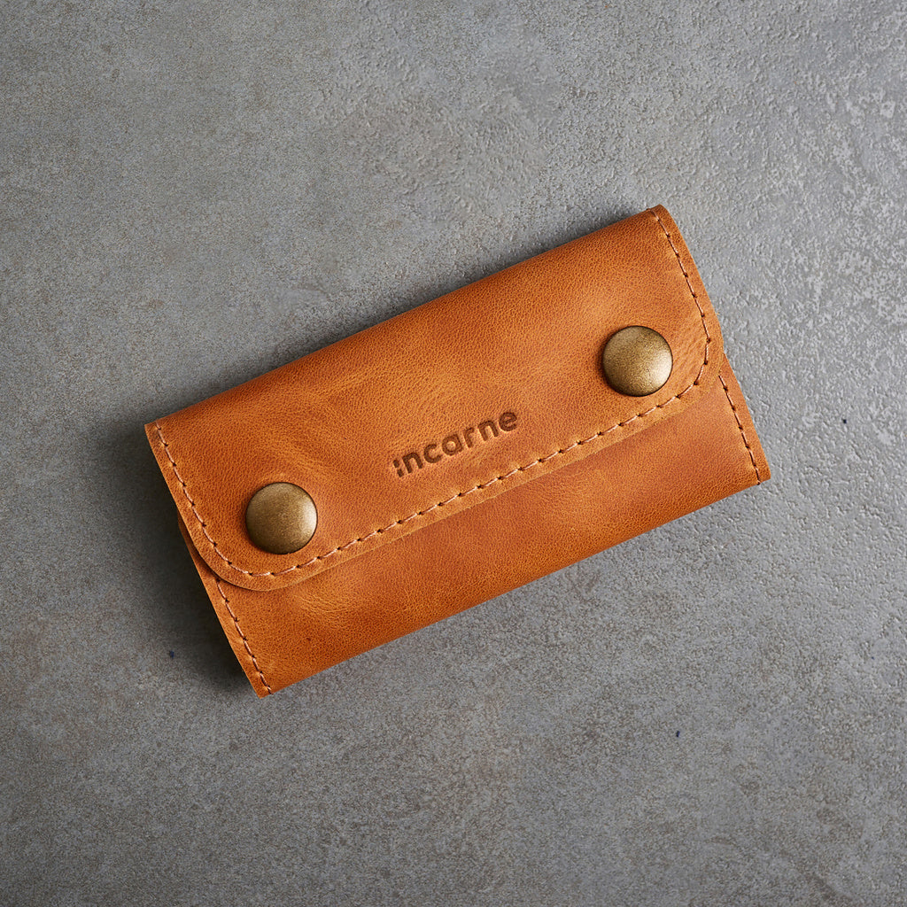 Woody Leather Key Case