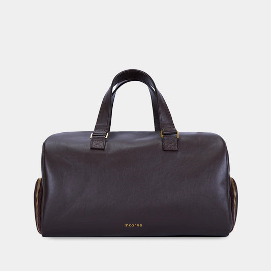 Nomad Leather Travel Bag — Chocolate