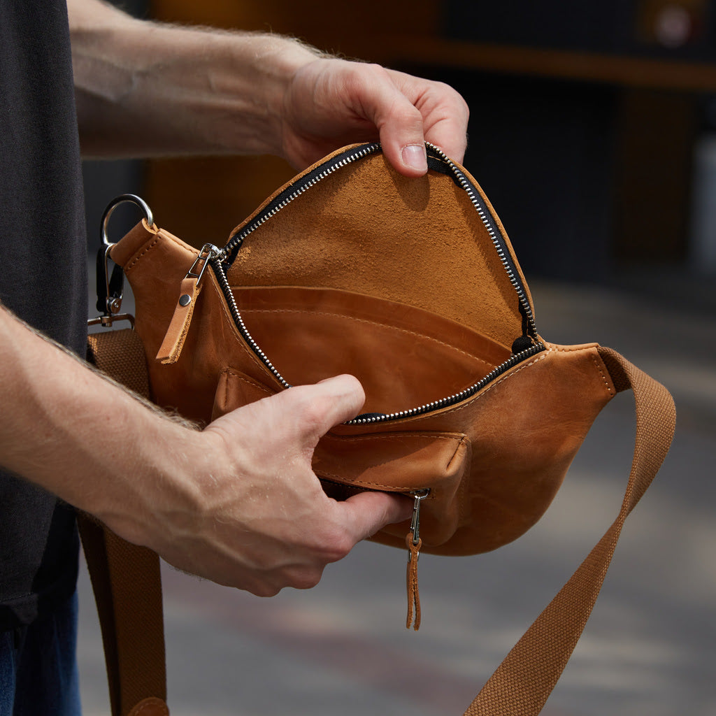 Bolso de cuero de bytee