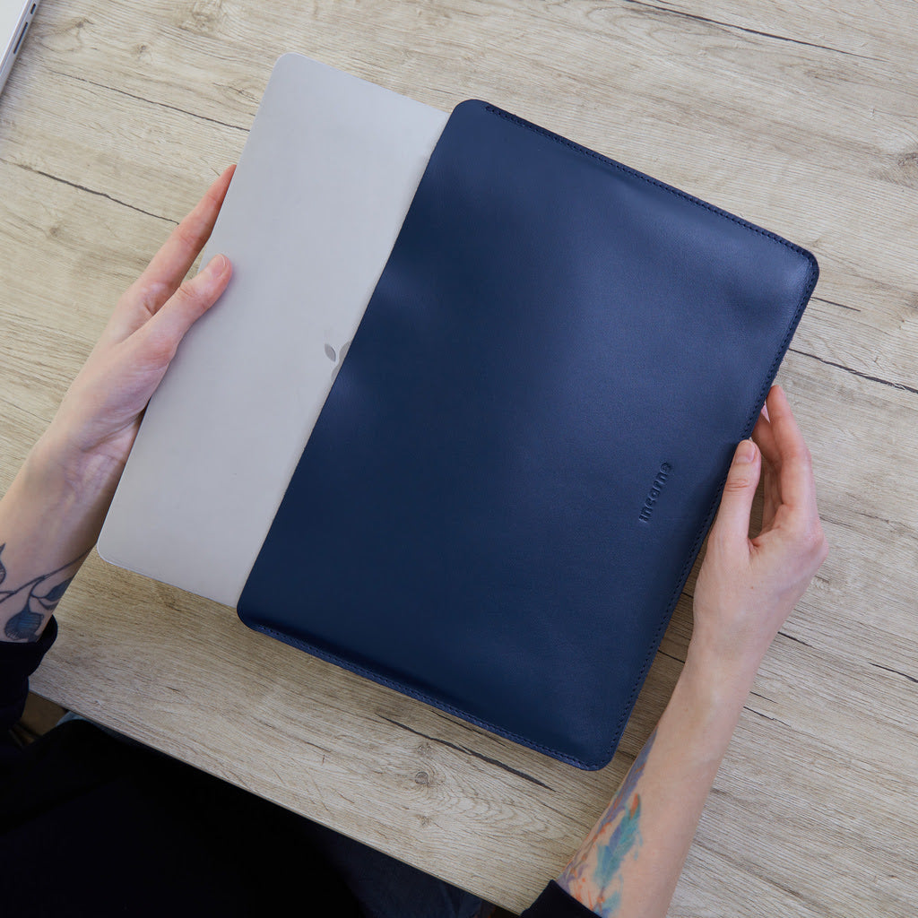 Pokrowiec na laptopa New Gamma z klasycznej skóry