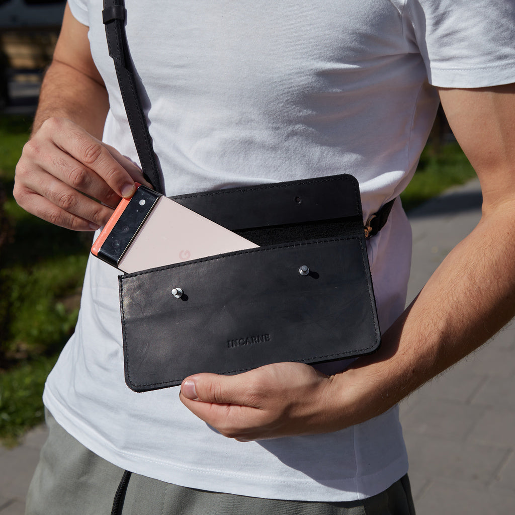 SMART BAG GEANT TELEFON DIN PIELE