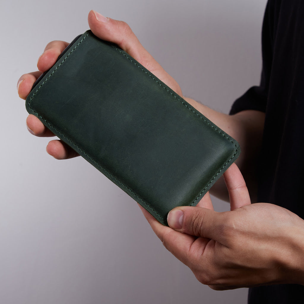 Pocket kožené pouzdro na telefon