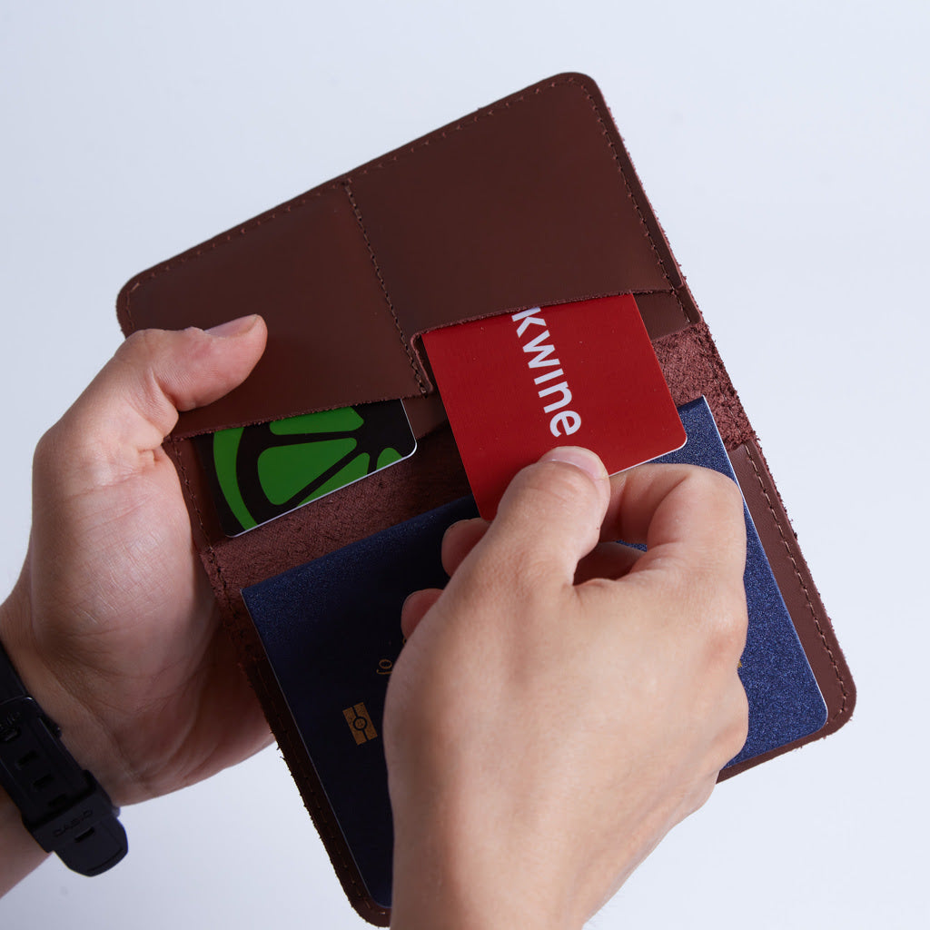 London Reisebrieftasche aus klassischem Leder