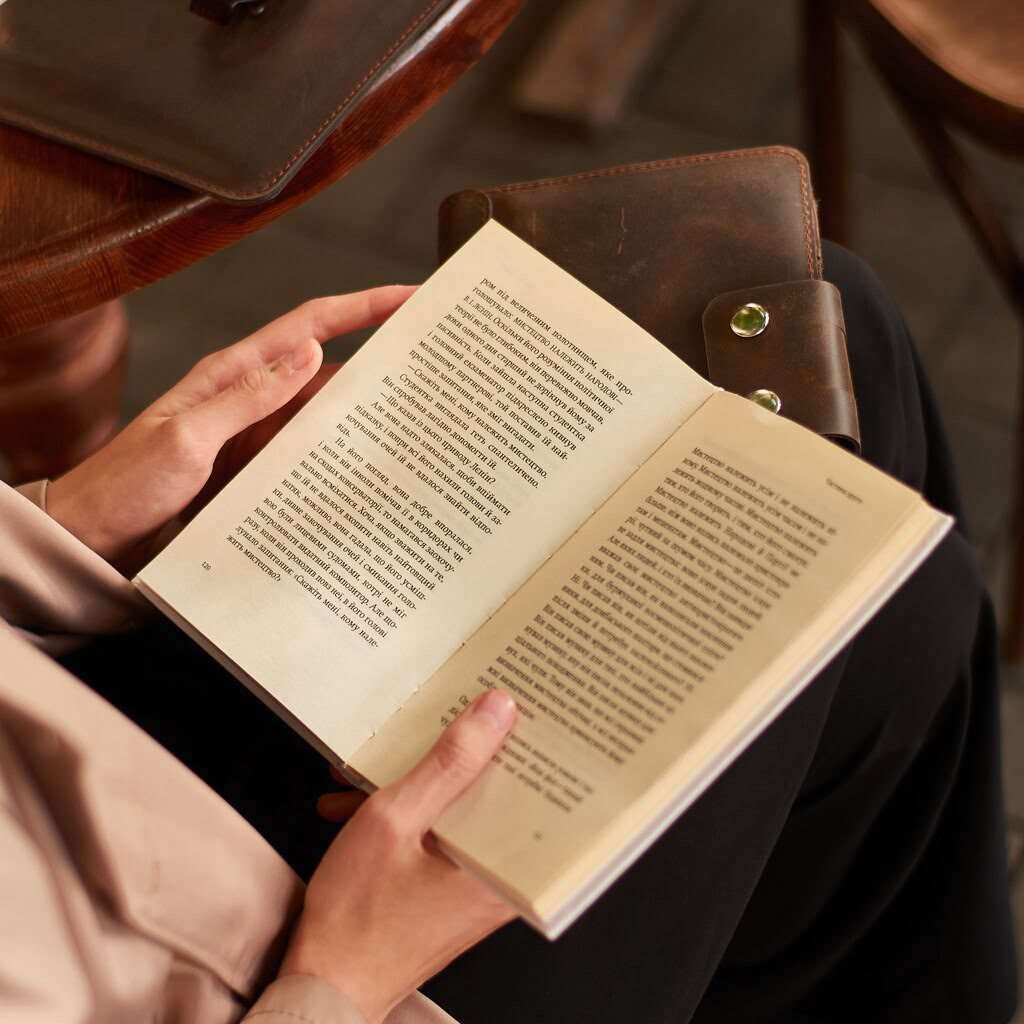 Kožený organizér portfolia na notebook