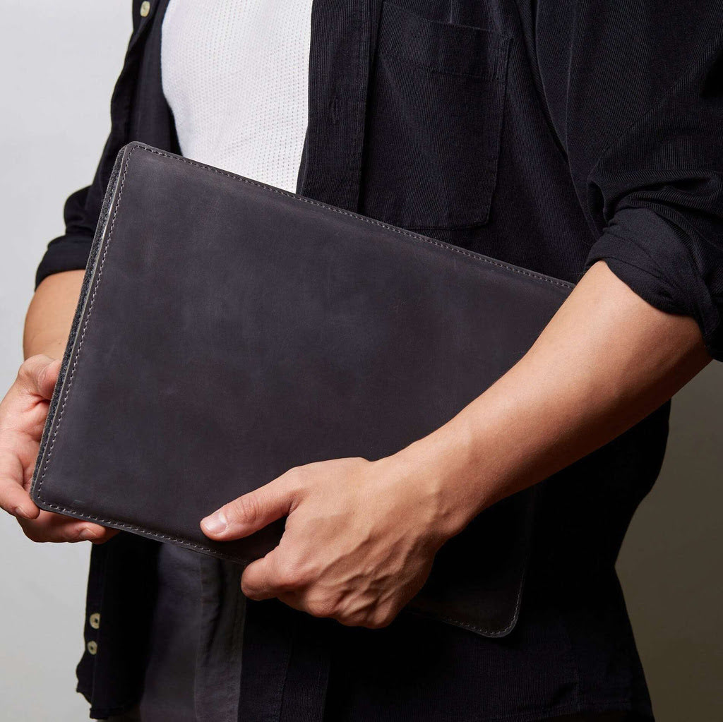 Free Port Plus Kožený obal na tablet s plstěnou podšívkou