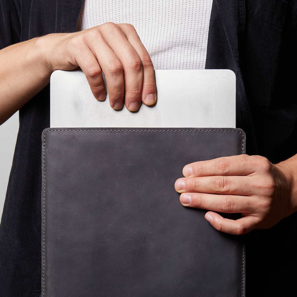 Free Port Plus Kožený obal na tablet s plstěnou podšívkou