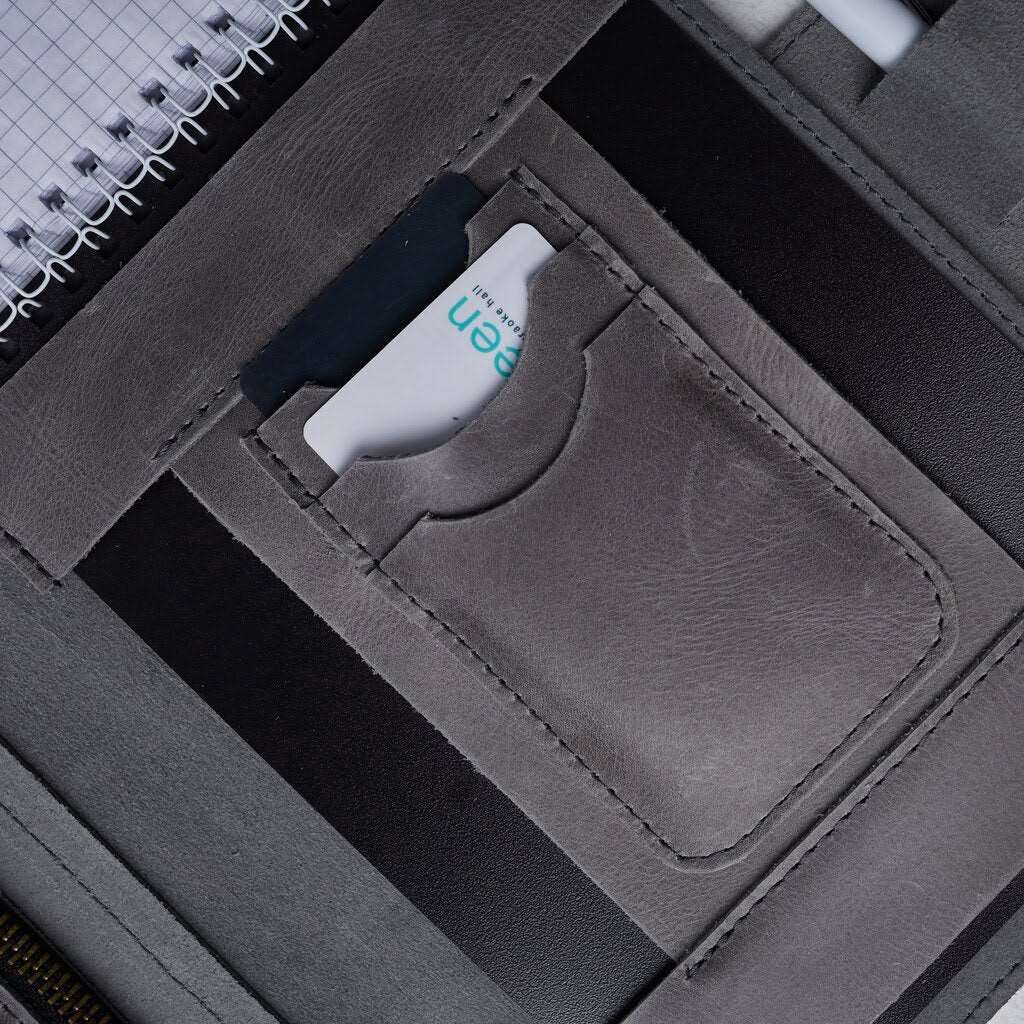 Kožený organizér portfolia na notebook