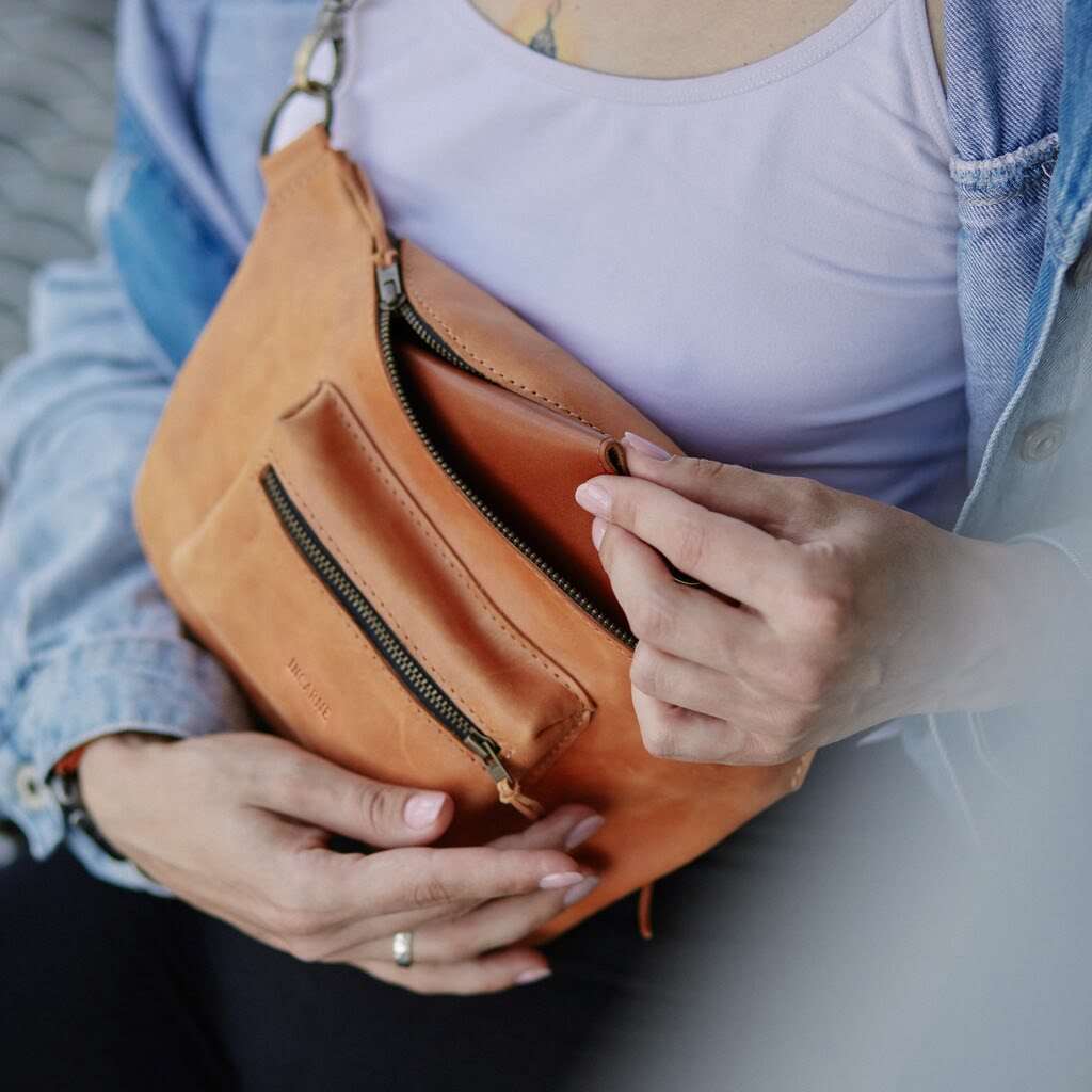 Bolso de cuero de bytee