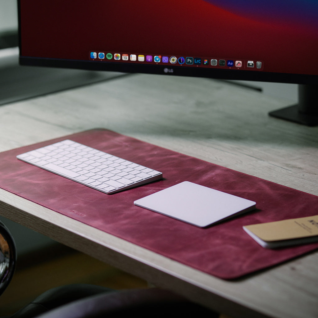 PRODESK - Kožená podložka na stůl ve vintage stylu - Skladem