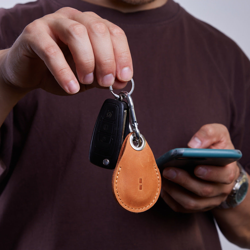 KEY TAG - Kožený pouzdro pro Apple AirTag - Skladem