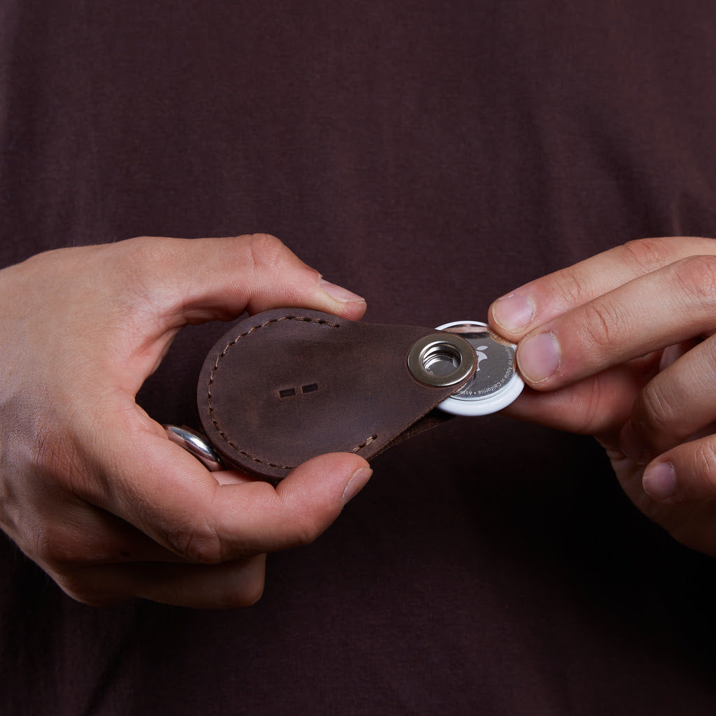 KEY TAG - Kožený pouzdro pro Apple AirTag - Skladem