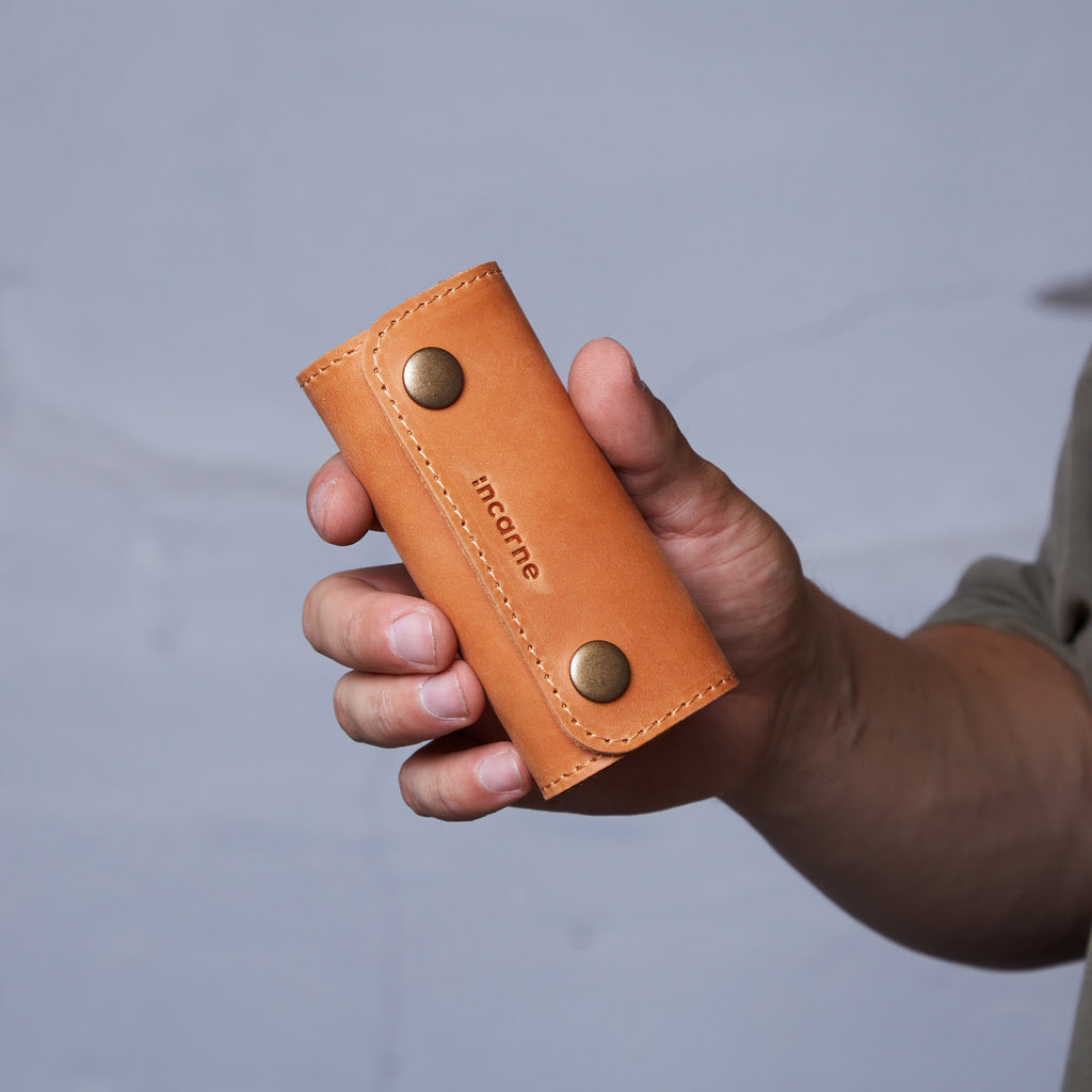 Woody Leather Key Case