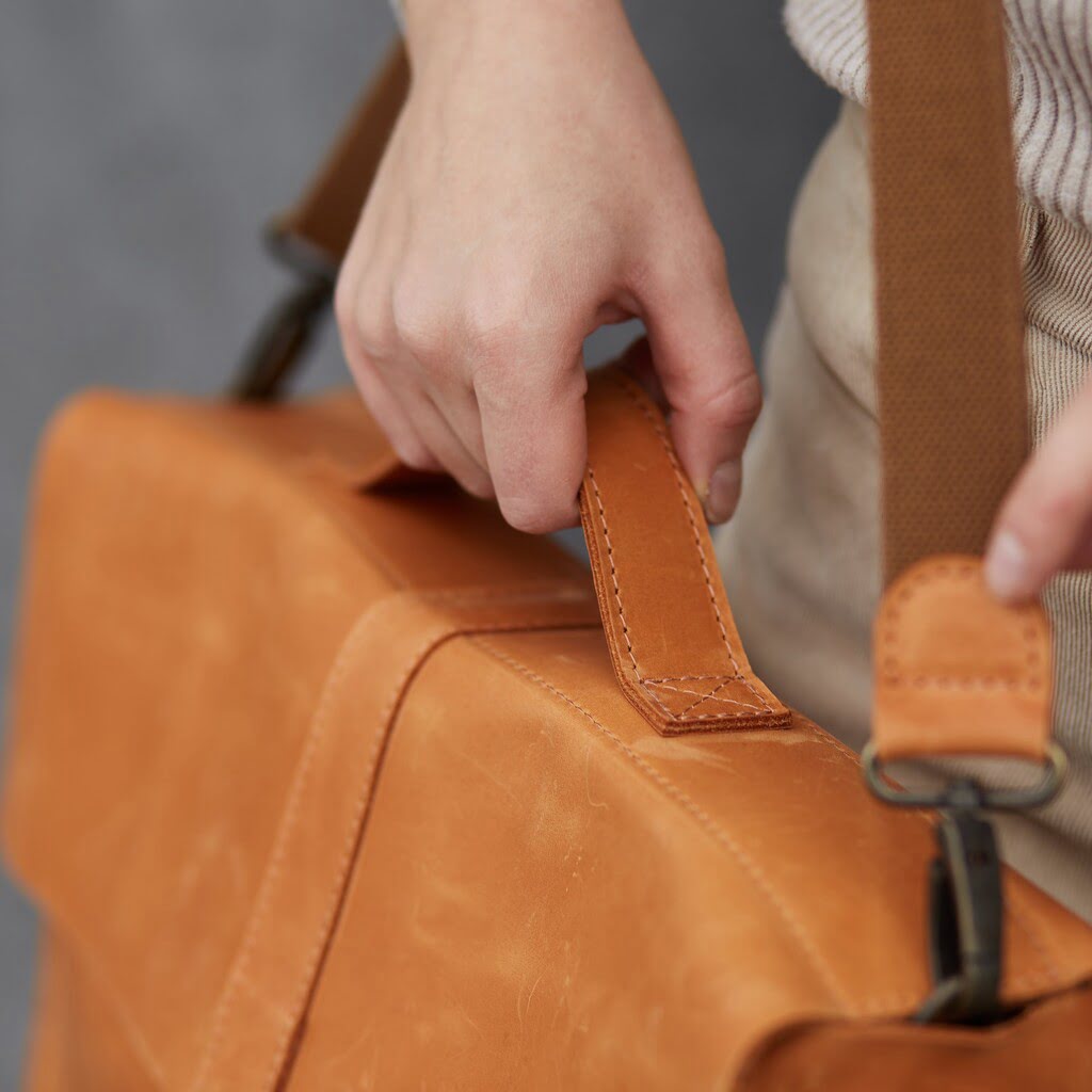 Sac couvert en cuir dandy