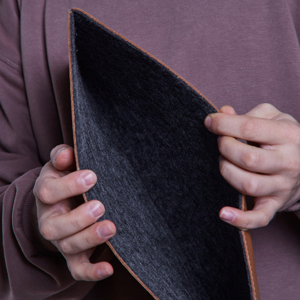 Obal na iPad z klasické kůže — Gamma Plus