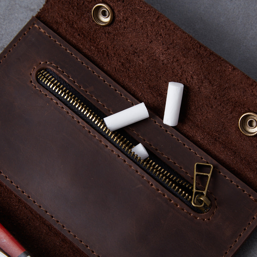 Leather tobacco organizer Roll Master