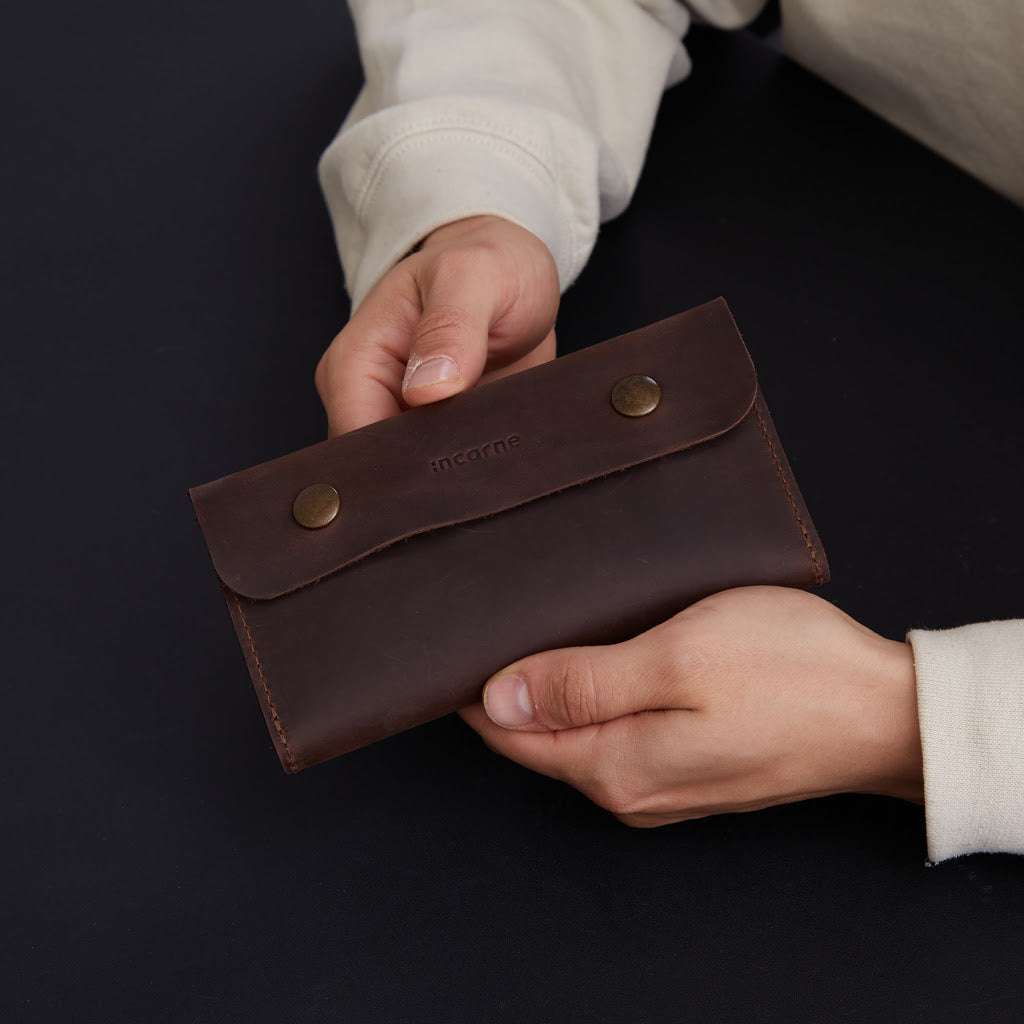 Leather tobacco organizer Roll Master