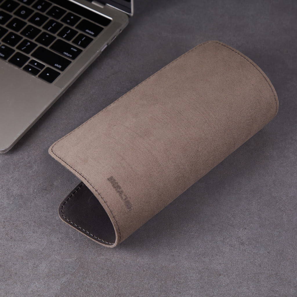 Palabra mousepad de cuero