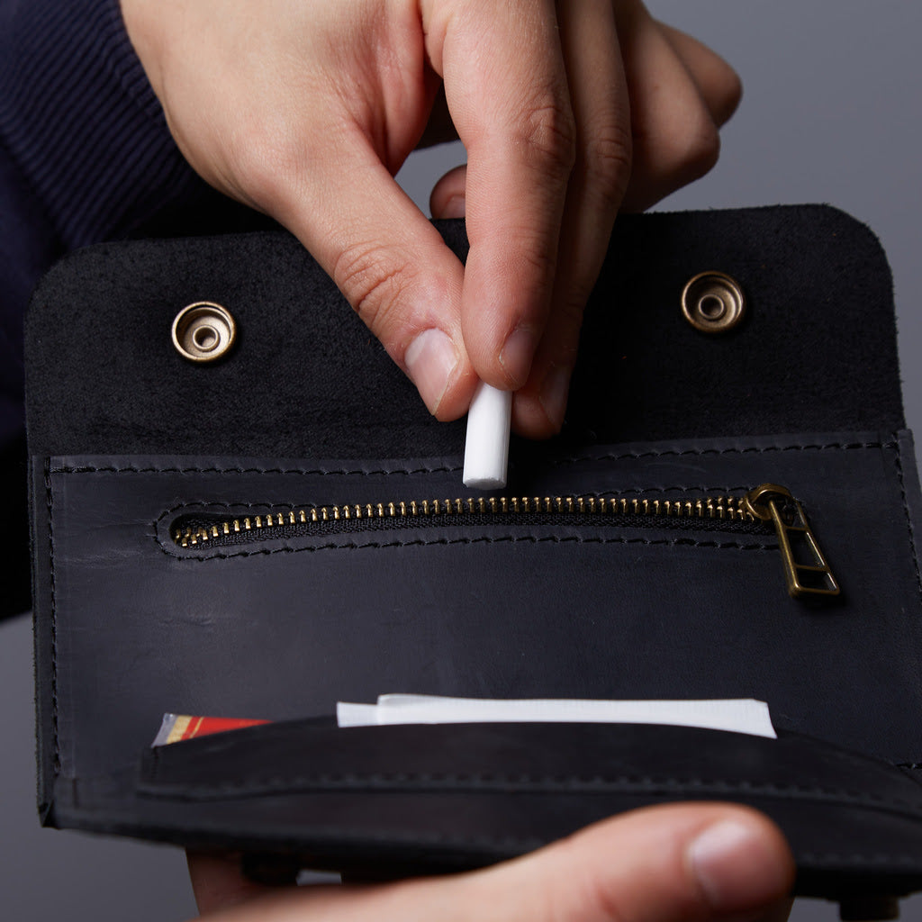 Leather tobacco organizer Roll Master
