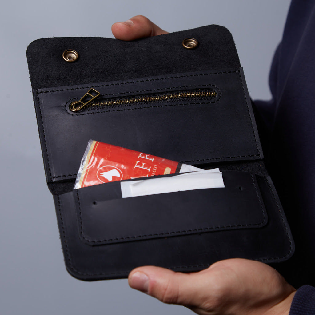 Leather tobacco organizer Roll Master