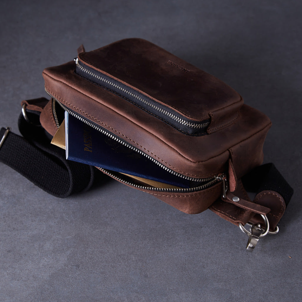 Pár Kožená Bum Bag