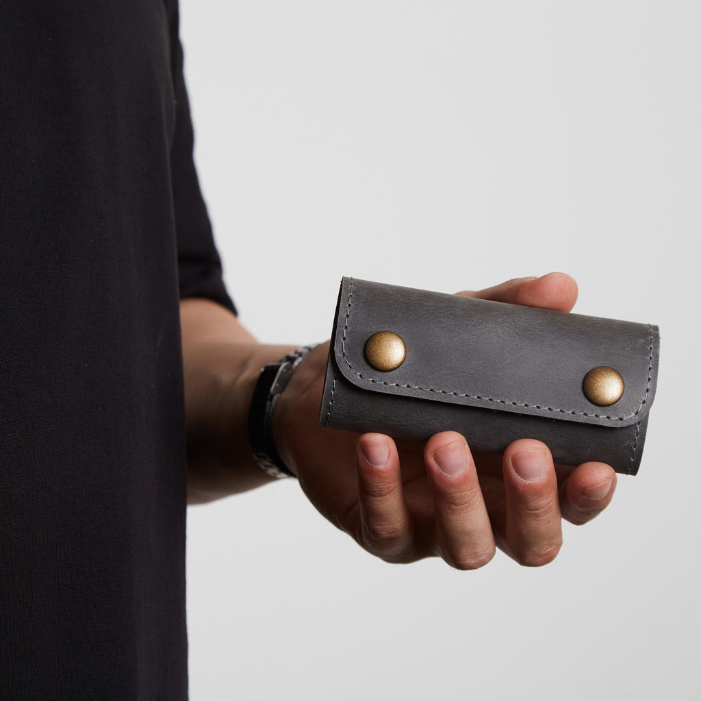Woody Leather Key Case