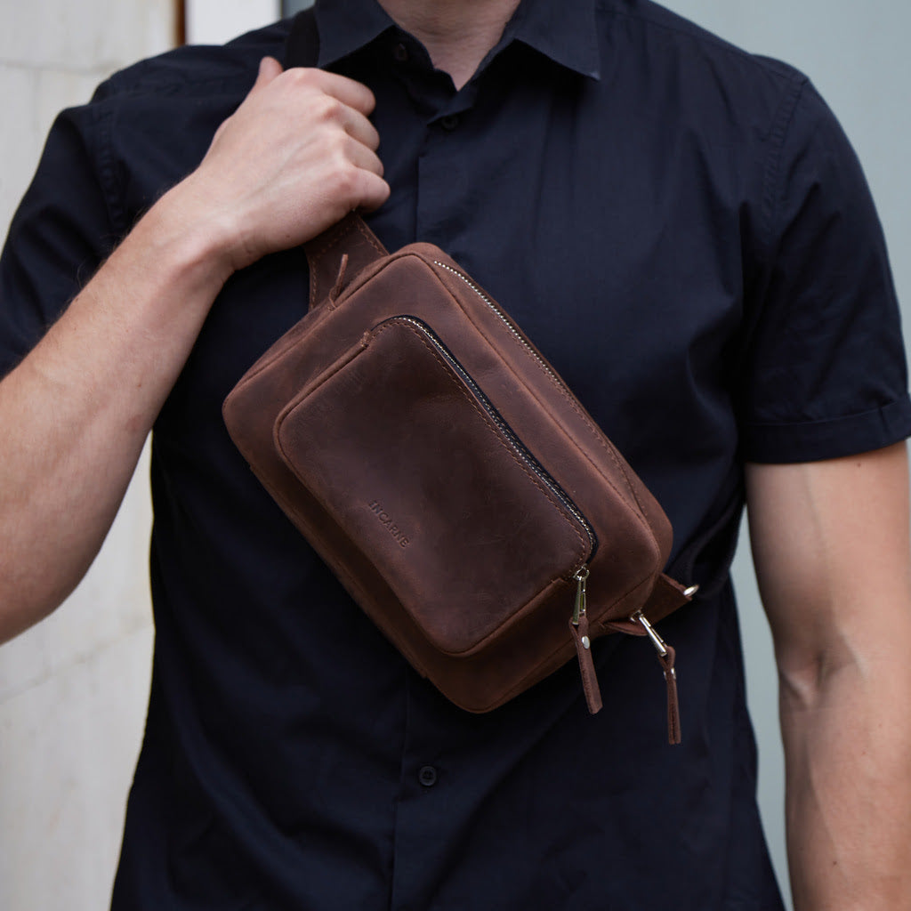 Pár Kožená Bum Bag