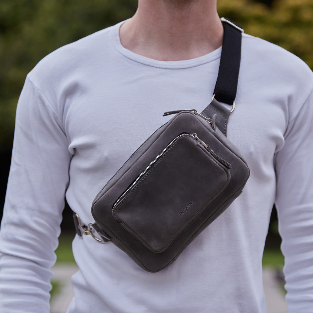 Pár Kožená Bum Bag