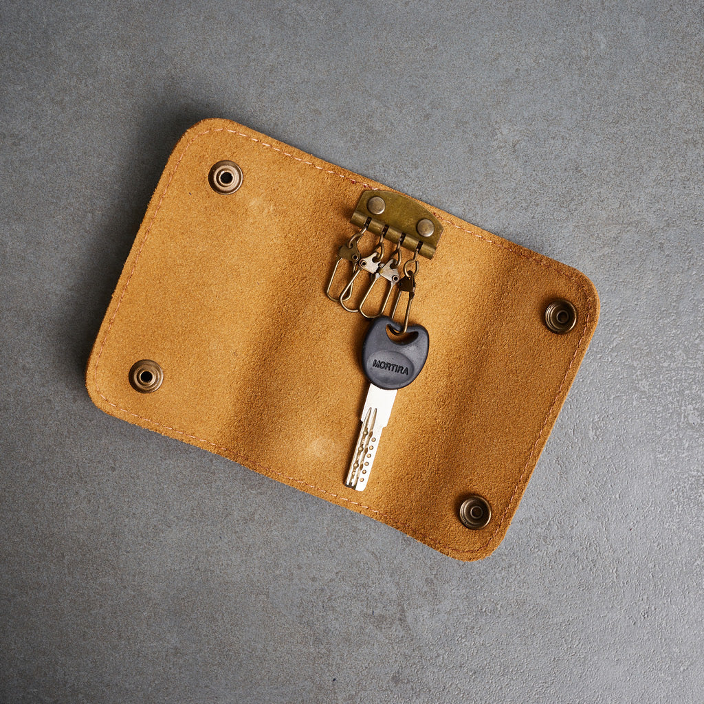 Woody Leather Key Case