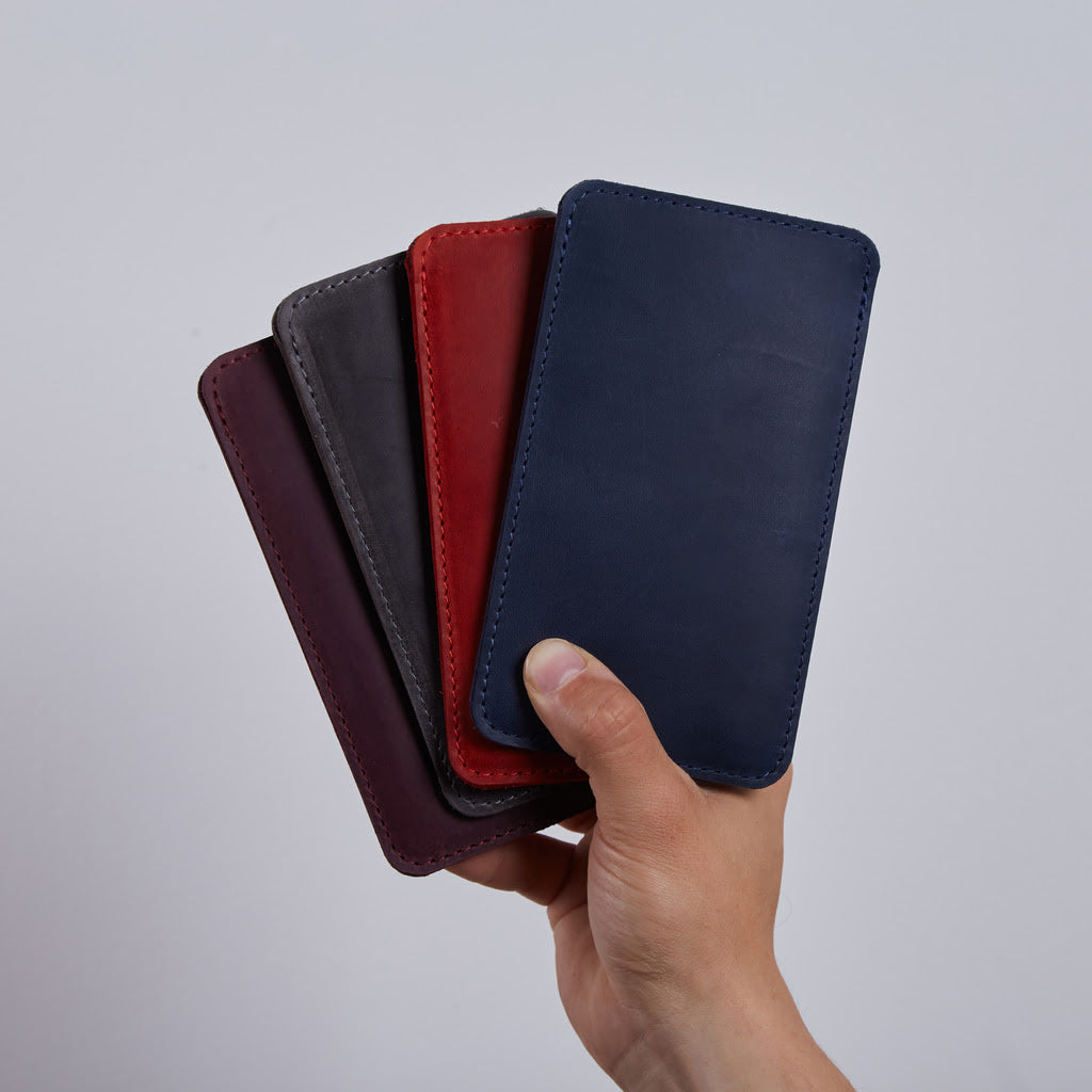Pocket kožené pouzdro na telefon