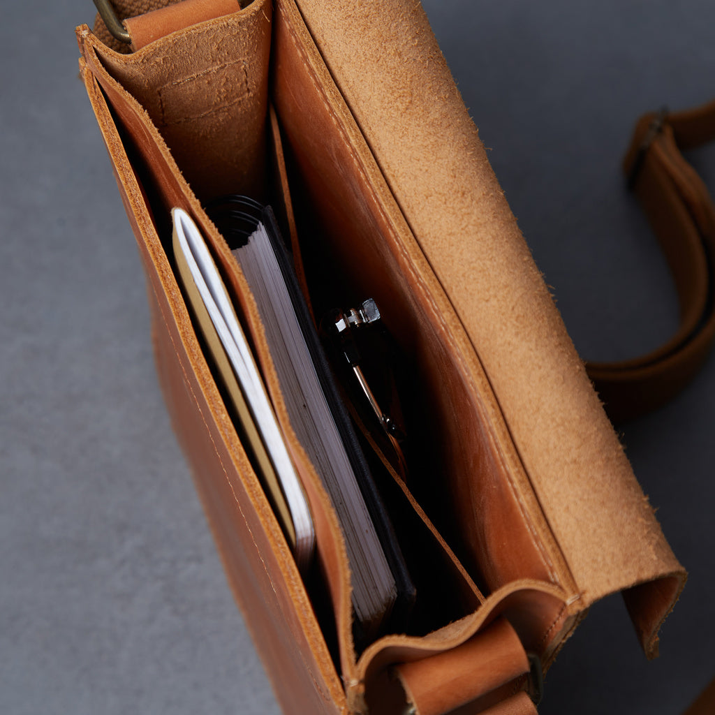 PORTER - Pánská kožená crossbody taška - Skladem