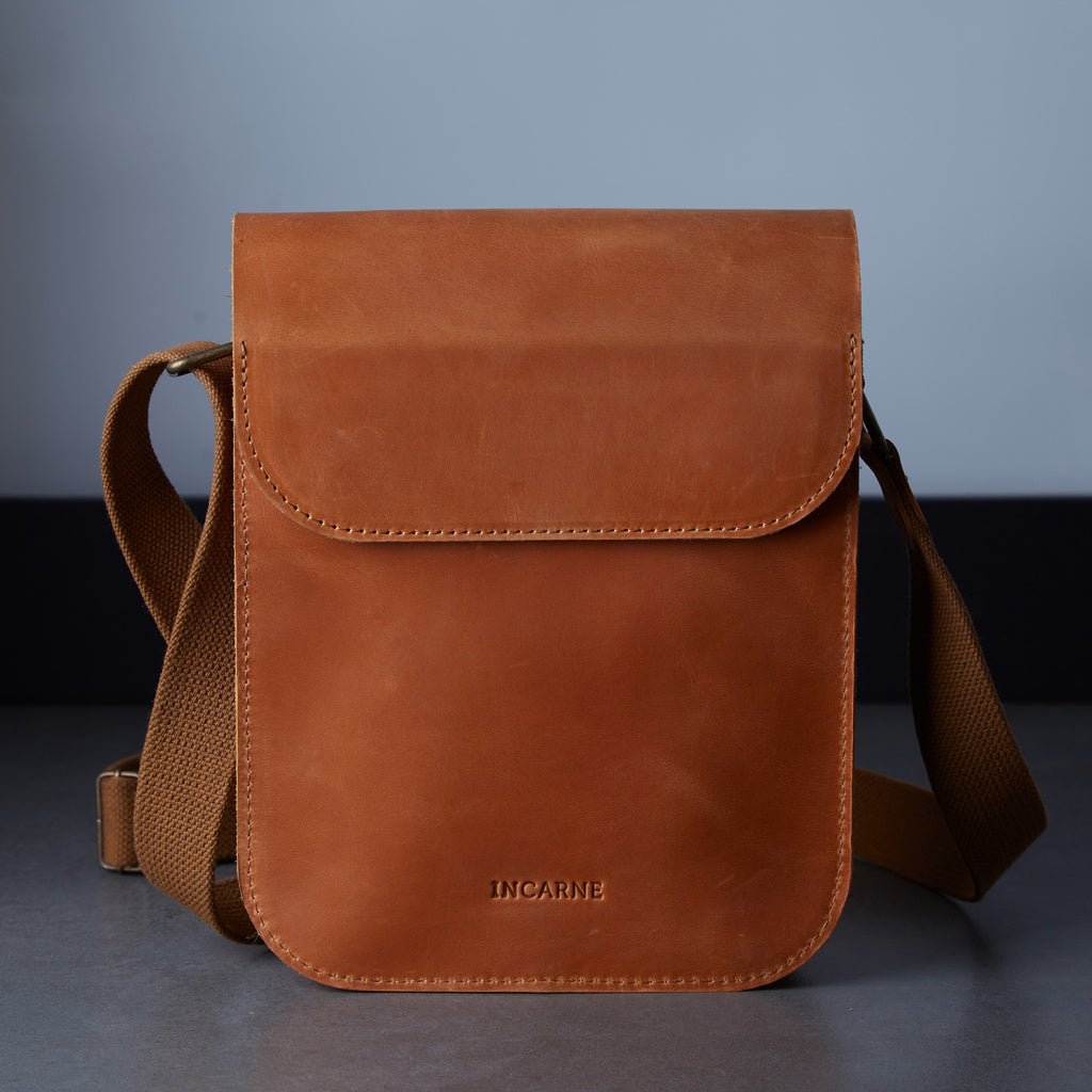 PORTER - Pánská kožená crossbody taška - Skladem