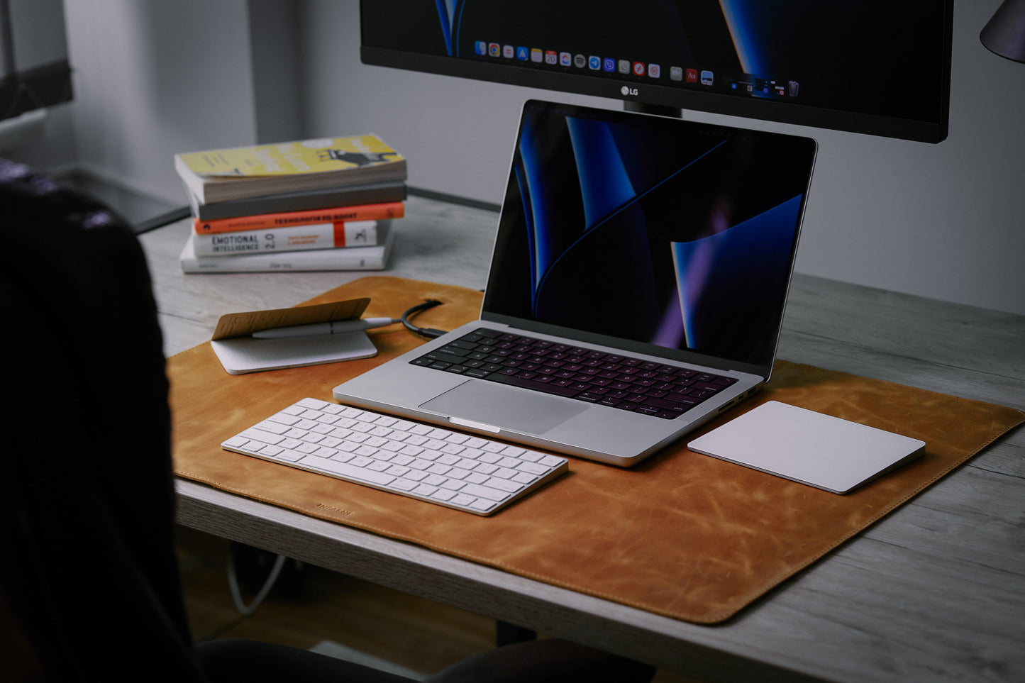 PRODESK - Kožená podložka na stůl ve vintage stylu - Skladem