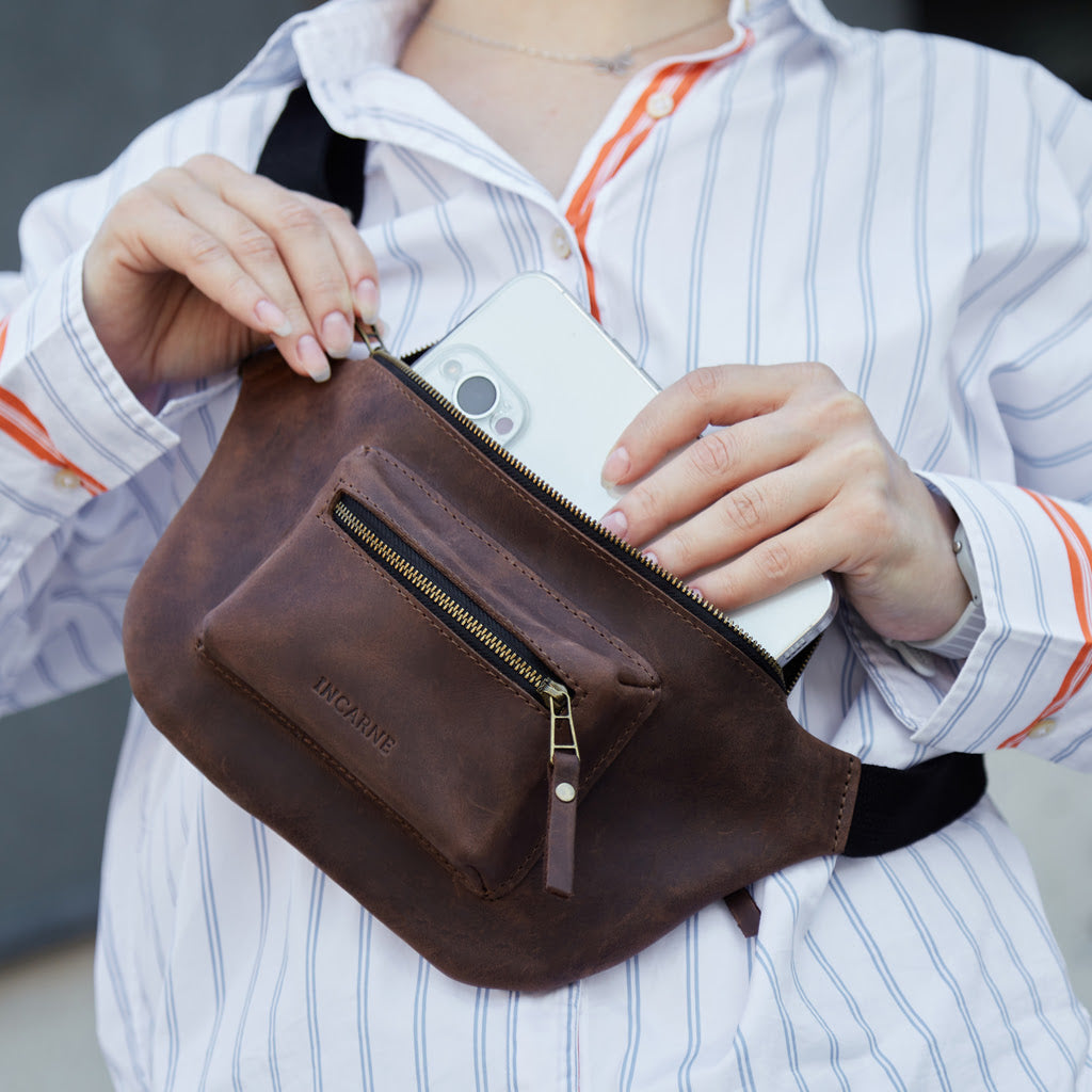Bolso de cuero de bytee