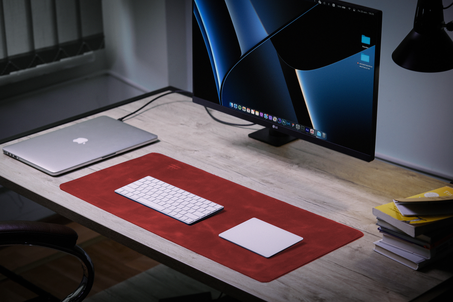 PRODESK – Elegantní kožená podložka na pracovní stůl – 2 velikosti, 8 barev – Skladem