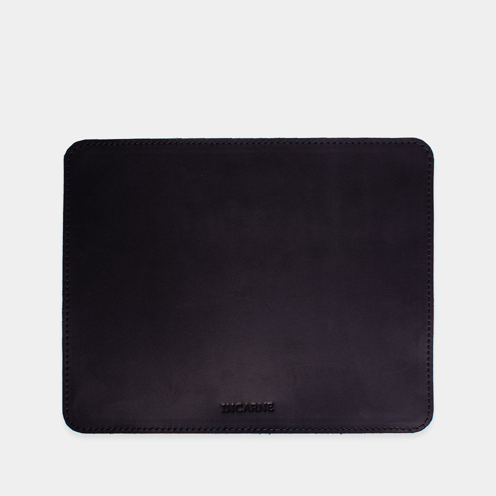 Palabra mousepad de cuero