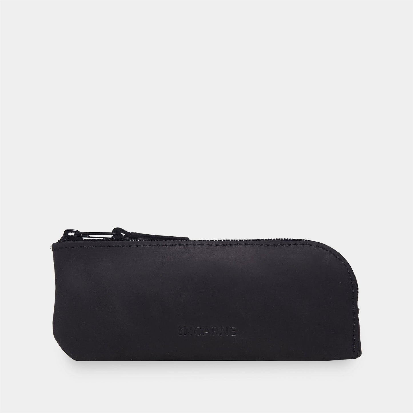 Caja de lentes de cuero de hoja