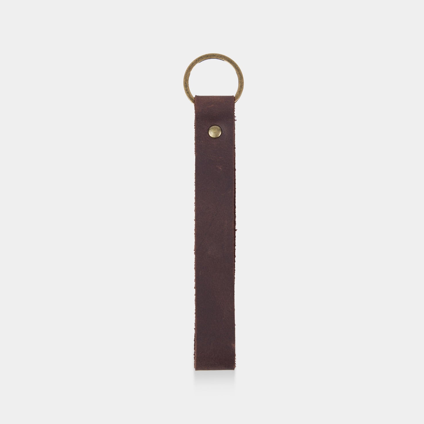 Llavero de cuero minimalista