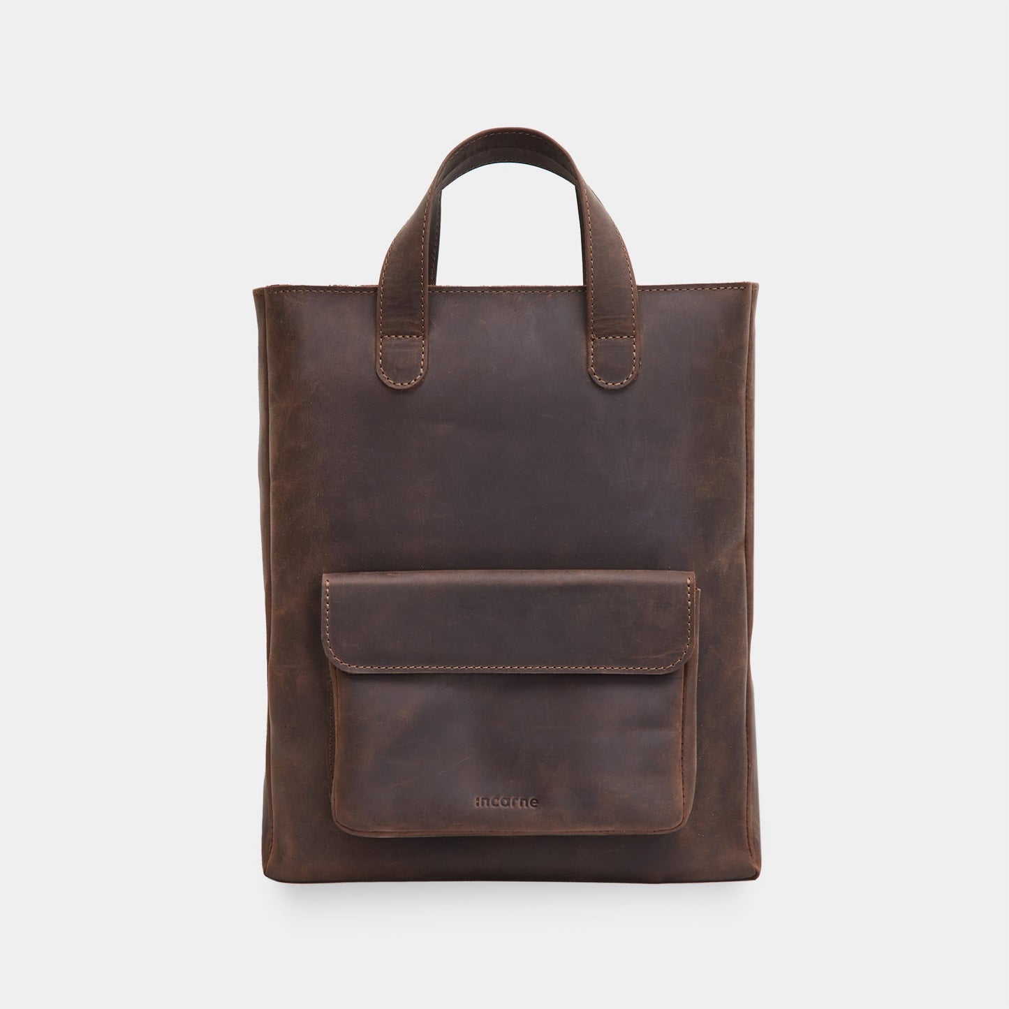 Leather Laptop Convertible Bag Voyager Long