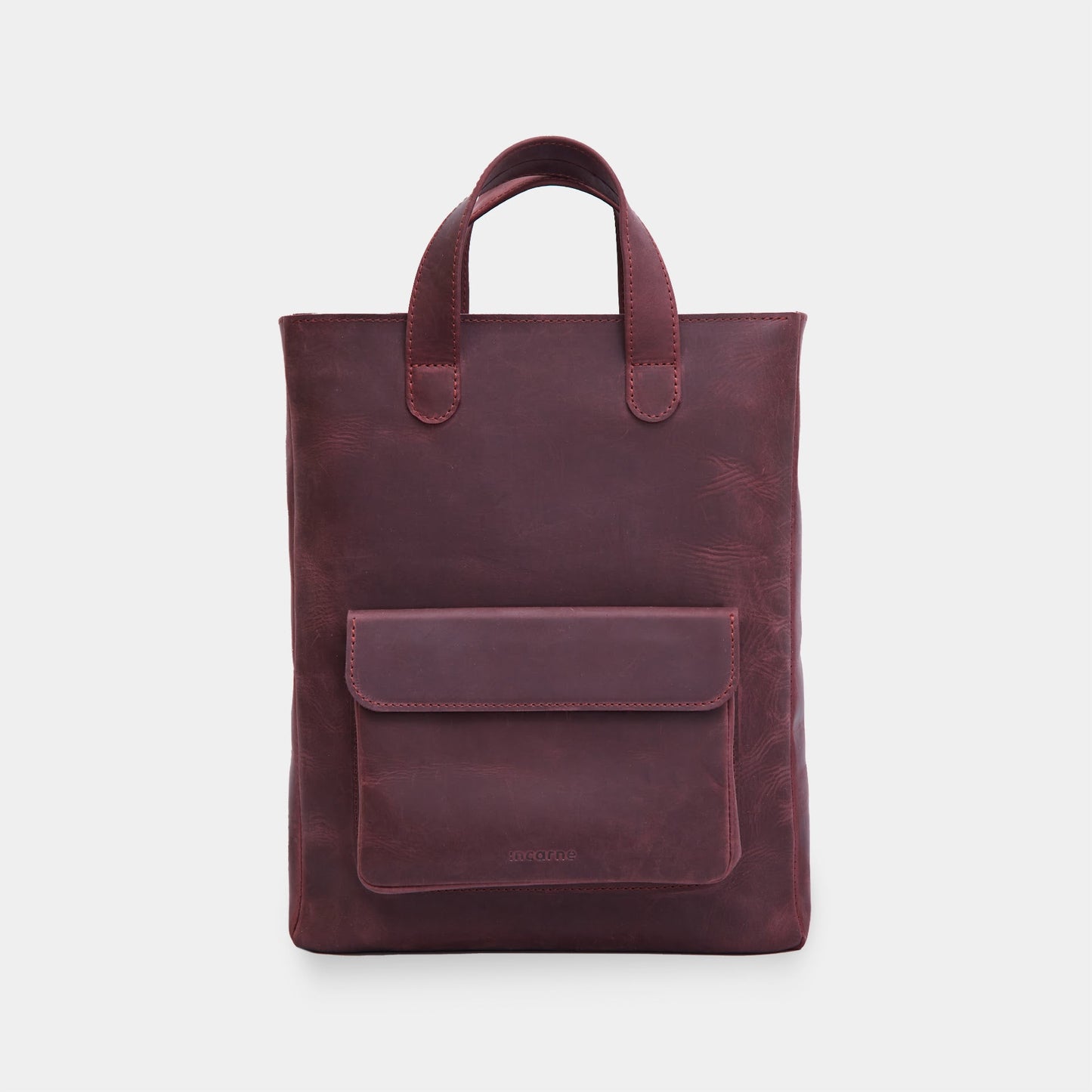 Leather Laptop Convertible Bag Voyager Long