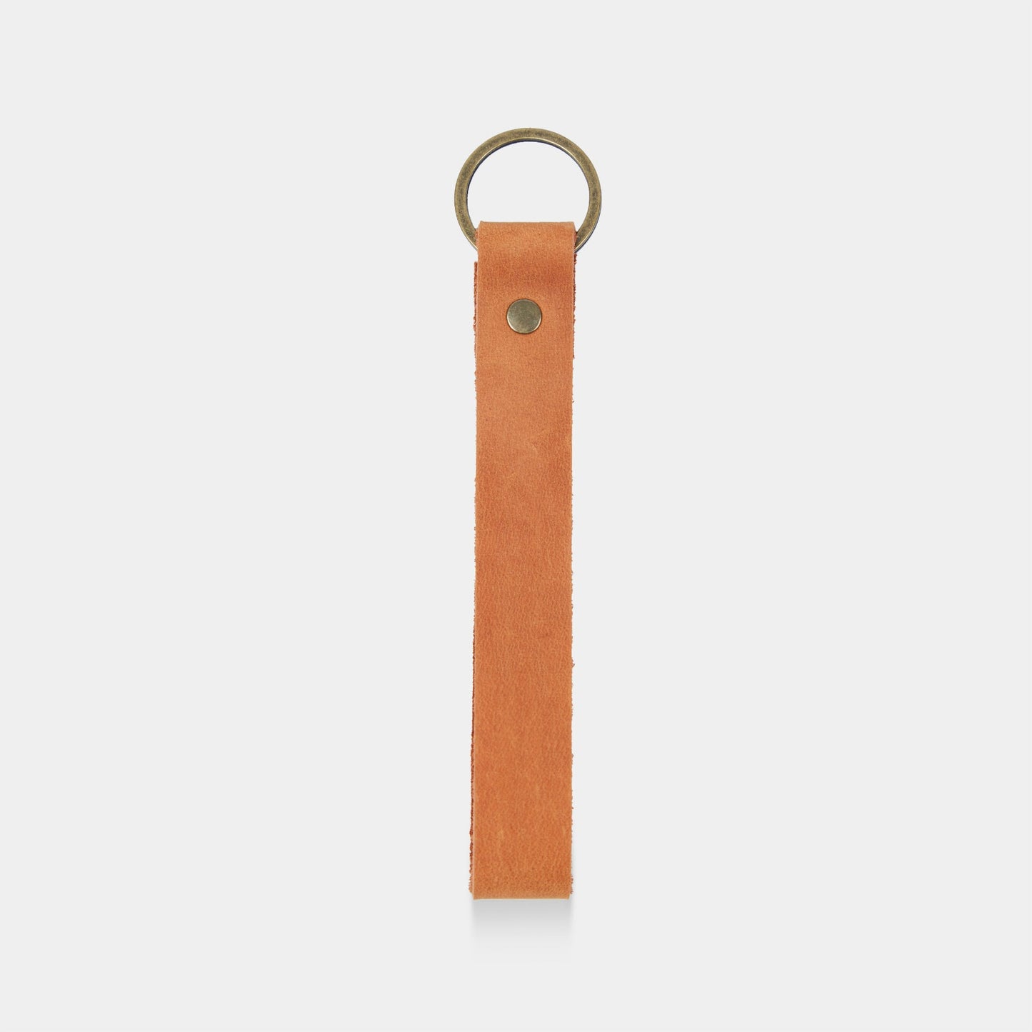 Llavero de cuero minimalista