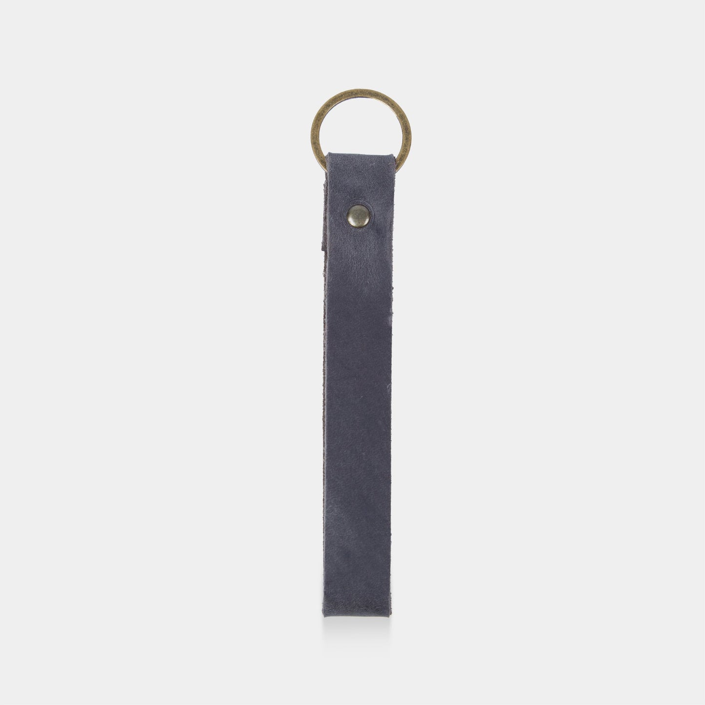 Llavero de cuero minimalista