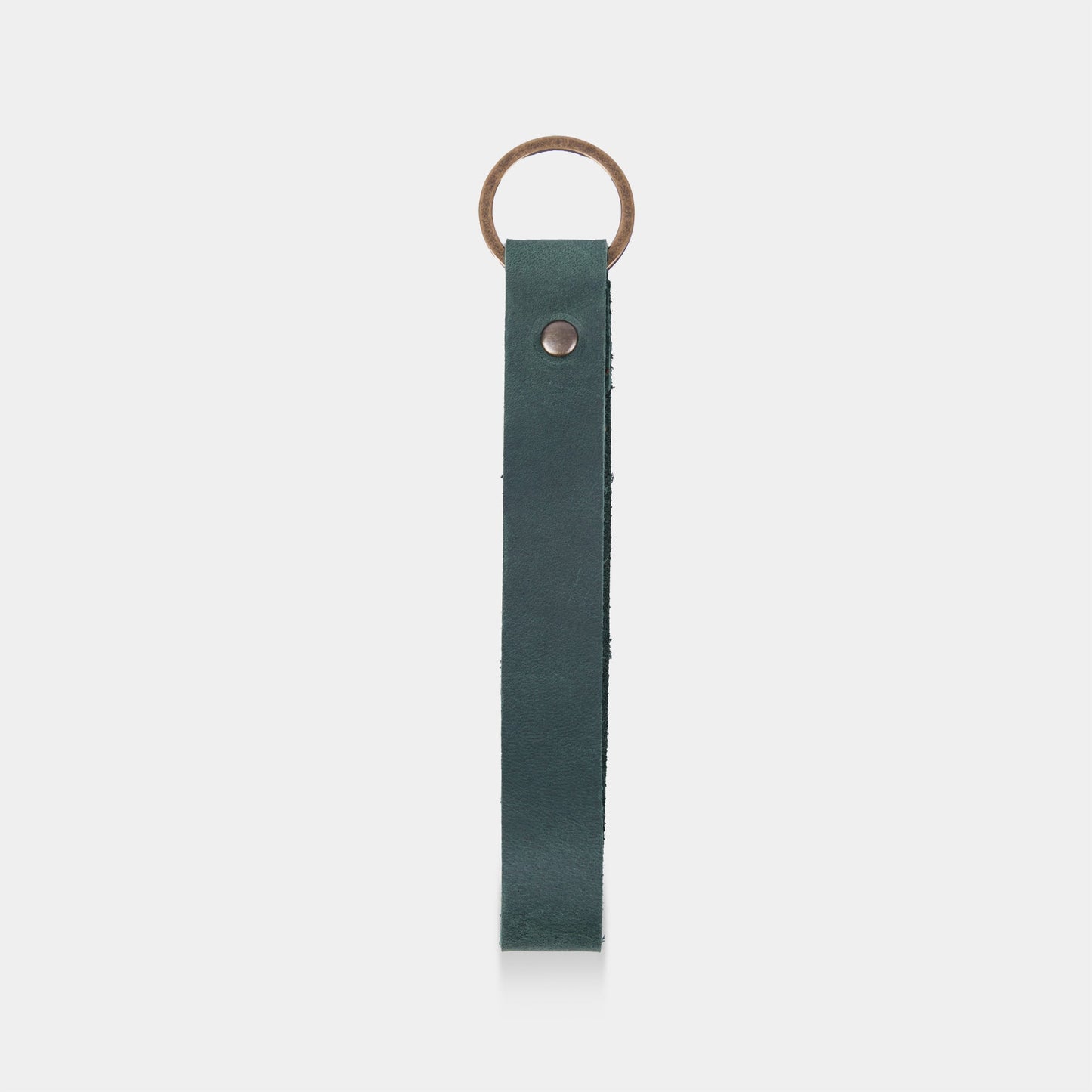 Llavero de cuero minimalista
