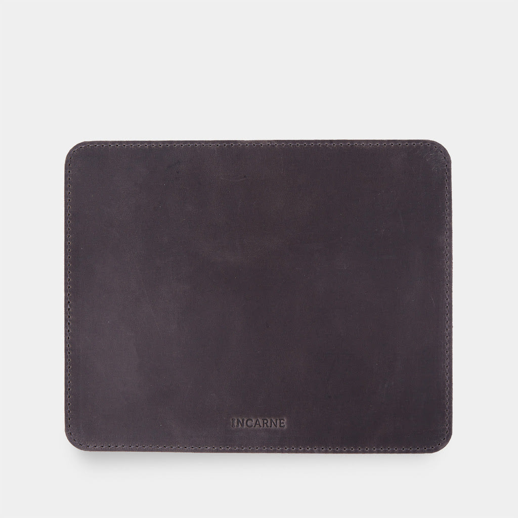 Palabra mousepad de cuero