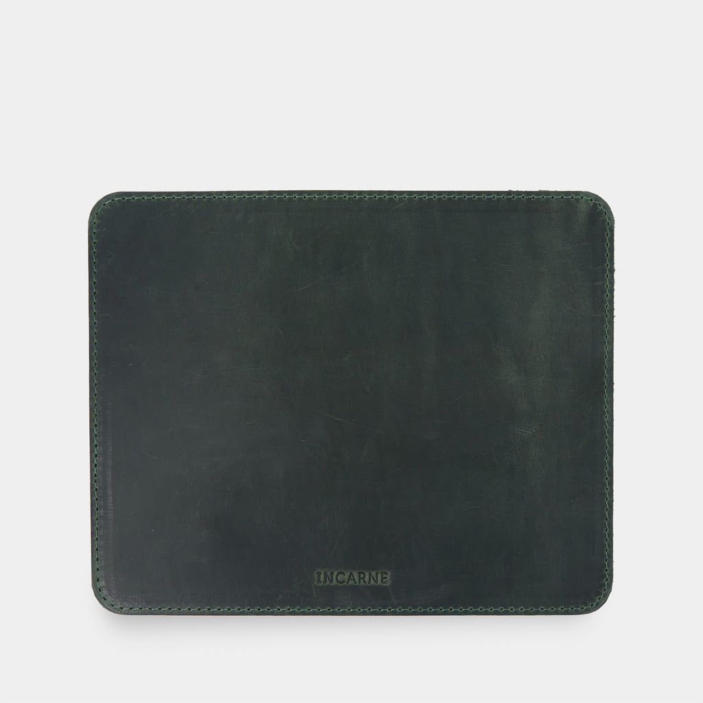 Palabra mousepad de cuero