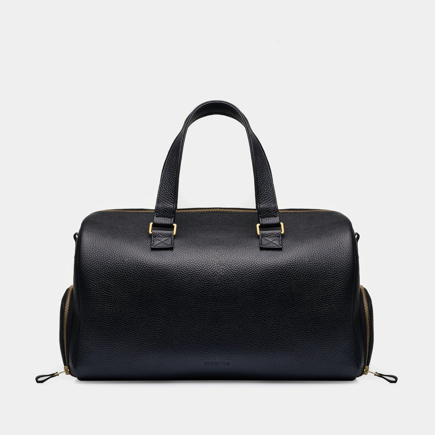 Nomad Leather Travel Bag — Grain Black
