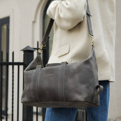 All In Leather Travel Bag