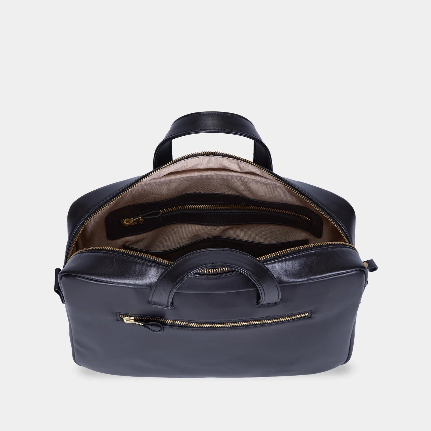 Brief Leather Laptop Bag