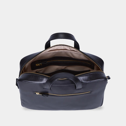Brief Leather Laptop Bag