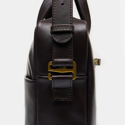 Brief Leather Laptop Bag