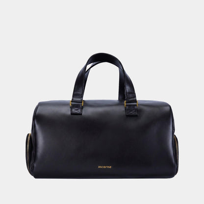 Nomad Leather Travel Bag — Black